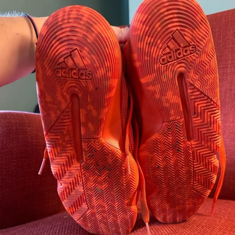 Adidas EUC Orange Basketball Sneakers